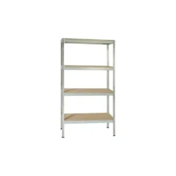 ESTANTE COM 4 PRATELEIRAS EM AGLOMERADO GALVANIZADO -chavevertical.com